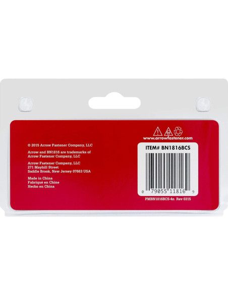 Clavos Brad 18 Calibres Arrow BN1816BCS 25 mm Marrón Paquete 2000