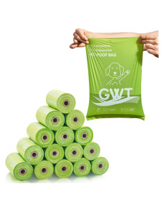 Bolsas de Poop Biodegradables GWT 120 Cuentas 33x23cm