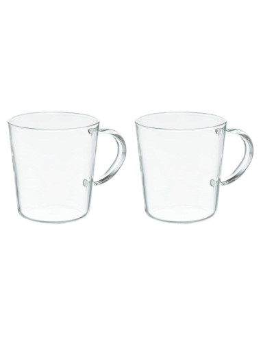 Juego de Tazas de Vidrio Hario Recto 300ml 2pcs