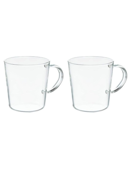 Juego de Tazas de Vidrio Hario Recto 300ml 2pcs