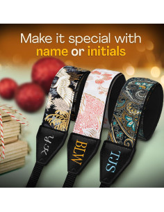 Correa de Cámara Personalizada Art Tribute para DSLR - Negro 2