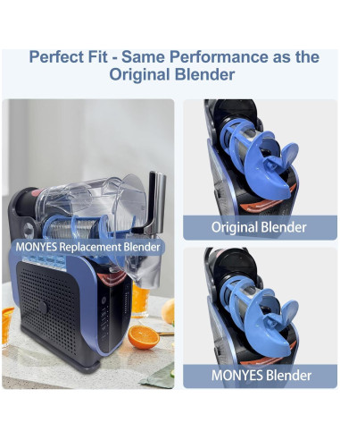 Reemplazo Auger Ninja Slushie FS301 FS300 - PETG Azul