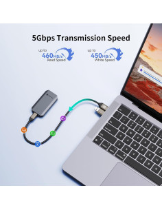 Yottamaster SSD Externo 1TB YM5 USB 3.0 Alta Velocidad 2