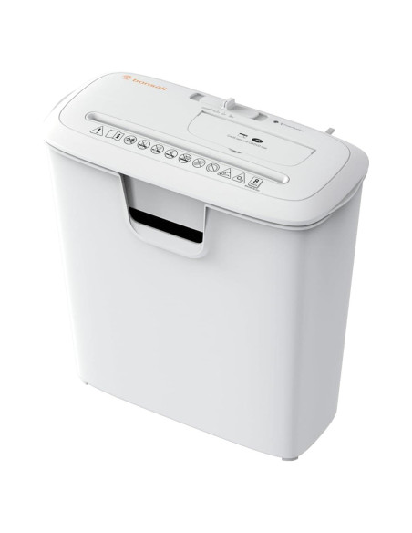 Trituradora de Papel Bonsaii S120-C-WHT, Corte en Tiras, 8 Hojas, 12.9L