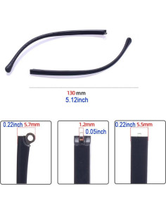 Kit de reparación de patas de gafas JANKY para niños - Negro 2