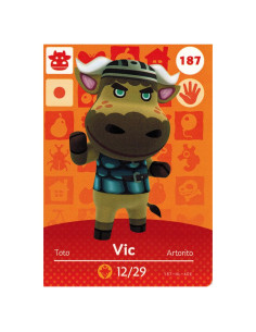 Tarjeta Amiibo Nintendo Animal Crossing Happy Home Designer 187/200