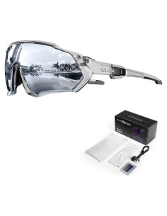 Gafas de Ciclismo KAPVOE Polarizadas UV400 para Adultos