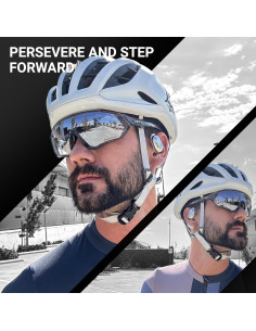 Gafas de Ciclismo KAPVOE Polarizadas UV400 para Adultos 2