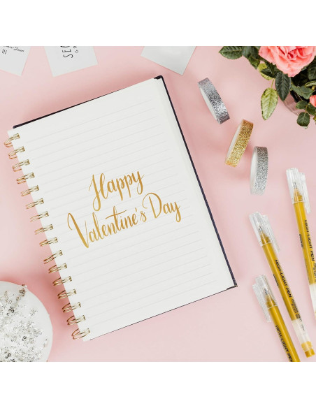 Set de Bolígrafos de Gel Dorados Qionew 1.0mm - 4 Unidades