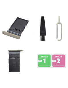 Bandeja de Tarjeta SIM Individual BATLABB para Galaxy S24 Ultra - 2 Pcs Violeta Titanio