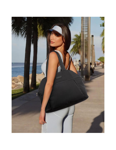 Bolsa de Gimnasio LoveVook para Mujer 3 Pzs Duffle Negra