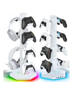 Soporte para Controladores y Auriculares Kytok RGB con Carga USB