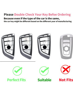 Funda de Llave BMW LCWPJWWS TPU 360 Protección Modelos 2 5 6 7 X1 X2 2
