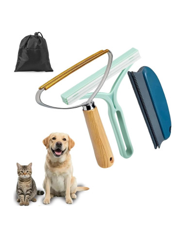 Qbily Removedor de Pelo de Mascotas 2da Gen - 3 Piezas