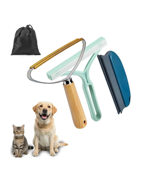 Qbily Removedor de Pelo de Mascotas 2da Gen - 3 Piezas