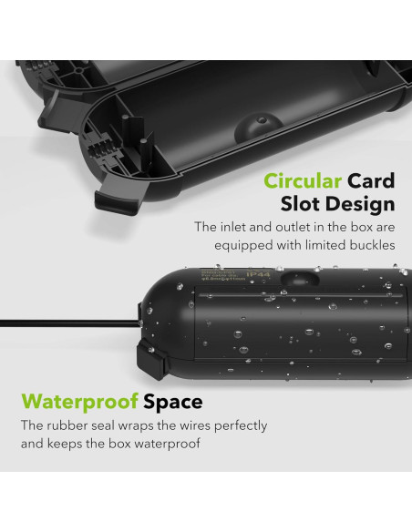 Cubierta de Seguridad para Cables de Extensión BN-LINK 3-Pack IP44