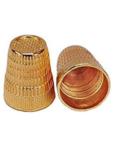 Protector de Dedos de Metal Dorado Antideslizante 2 Pcs