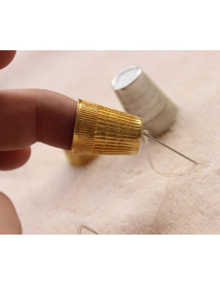 Protector de Dedos de Metal Dorado Antideslizante 2 Pcs