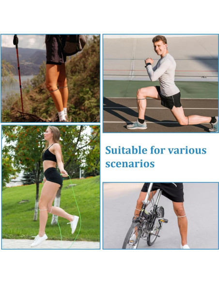 6 Fajas de Soporte para Tendón Patelar COMNICO - Alivio Dolor Rodilla