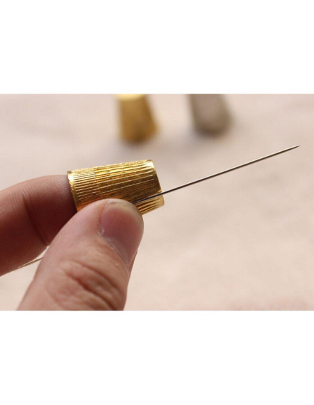 Protector de Dedos de Metal Dorado Antideslizante 2 Pcs