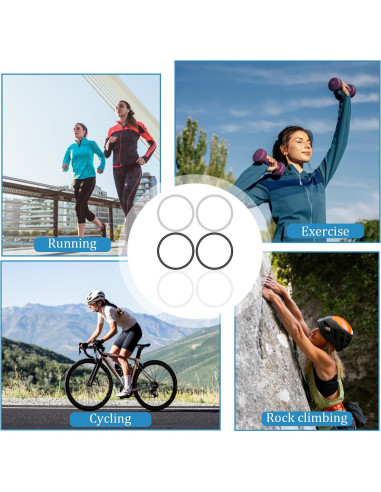 6 Fajas de Soporte para Tendón Patelar COMNICO - Alivio Dolor Rodilla