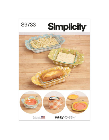 Kit de Patrón de Costura Simplicity S9733 - Cozies Multicolor