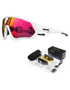 Gafas de Ciclismo KAPVOE 5 Lentes Polarizadas UV400