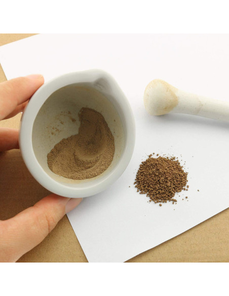 Mini Mortero y Mano de Porcelana Ruiwaer 60ml Blanco