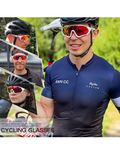 Gafas de Ciclismo KAPVOE 5 Lentes Polarizadas UV400 2