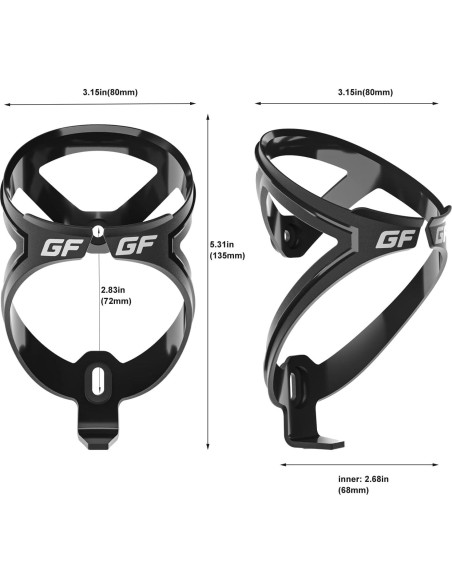 Soporte y Botellas de Agua GEMFUL 24oz (750ml) Reutilizables