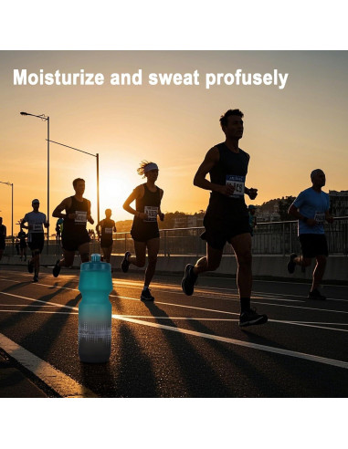 Soporte y Botellas de Agua GEMFUL 24oz (750ml) Reutilizables