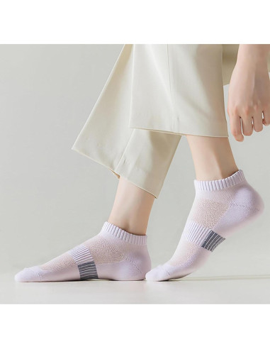 12 Pares de Calcetines Atléticos de Tobillo para Mujeres