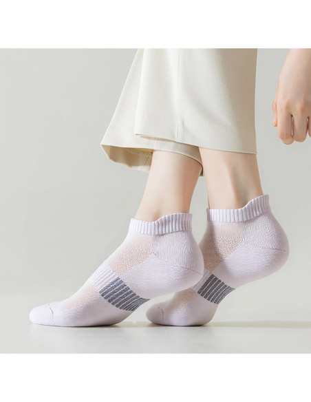 12 Pares de Calcetines Atléticos de Tobillo para Mujeres