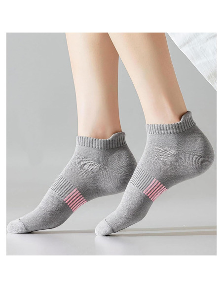 12 Pares de Calcetines Atléticos de Tobillo para Mujeres
