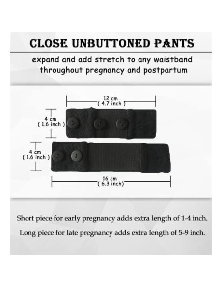 Extensores de Camisetas y Cintura de Pantalones Maternidad KUNINDOME