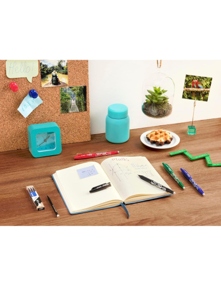 Bolígrafo Rollerball Borrable Pilot Frixion Heat 0.7mm - 3 Unidades Negro