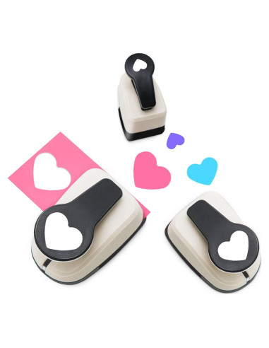 Juego de Perforadoras de Corazón HKKYO - 3 Tamaños