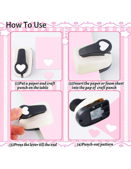 Juego de Perforadoras de Corazón HKKYO - 3 Tamaños