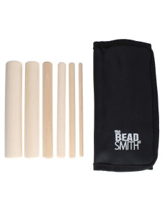 Juego de Mandriles de Madera The Beadsmith 6 Piezas 6.4-25.4mm