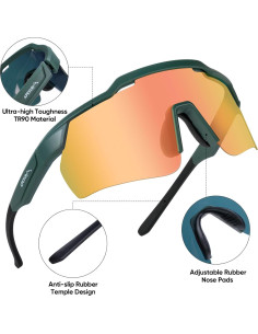 Gafas de sol polarizadas APEXUP UV400 para ciclismo y pesca 2