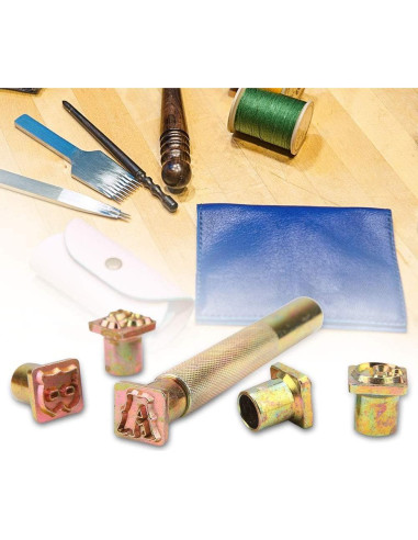 Juego de Sellos de Letras y Números de Metal 13mm Ichiiasavtry