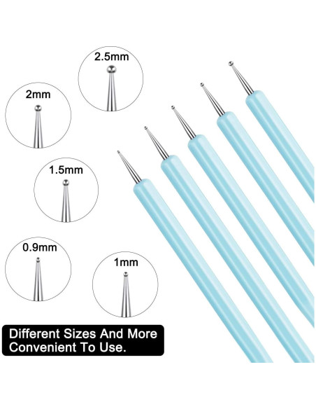 10 Herramientas de Escultura de Arcilla ABSOK - Silicona y Aluminio