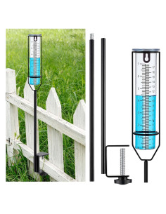 Medidor de lluvia Flutesan a prueba de heladas 49-73 cm