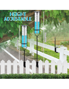 Medidor de lluvia Flutesan a prueba de heladas 49-73 cm 2