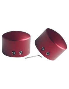 Cubierta de Eje Delantero JGR para Harley Davidson - Rojo