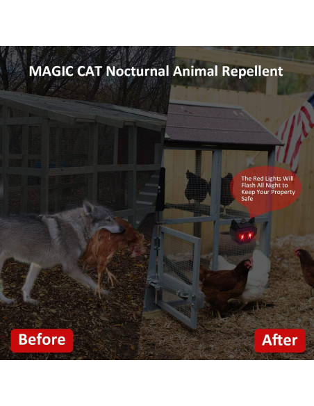 Repelente de Animales Solar MAGIC CAT AR17S Impermeable
