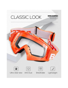 Gafas de Motocross BATFOX F816 UV Protección Antideslizante 2