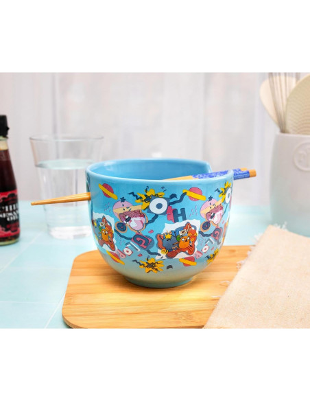 Juego de Vajilla Ramen Cerámica Adventure Time 2 Piezas