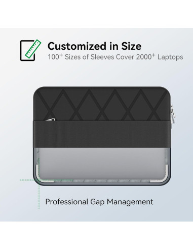 Funda para portátil Smatree DELL XPS 13 2 en 1 E402 Negra