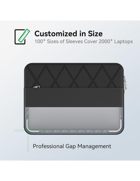 Funda para portátil Smatree DELL XPS 13 2 en 1 E402 Negra